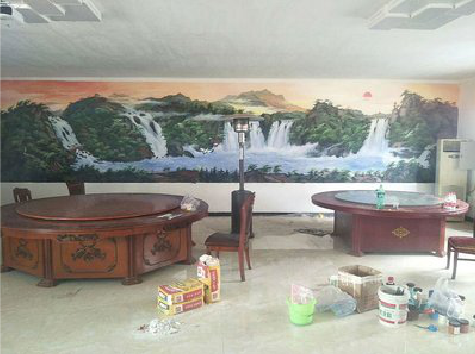 涪陵墙绘-写实风景