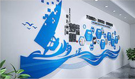 涪陵海浪主题文化墙如何设计？