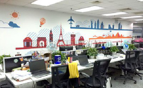 涪陵教你设计办公室墙绘的方法。