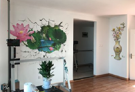 涪陵墙体彩绘相比墙纸的优势。