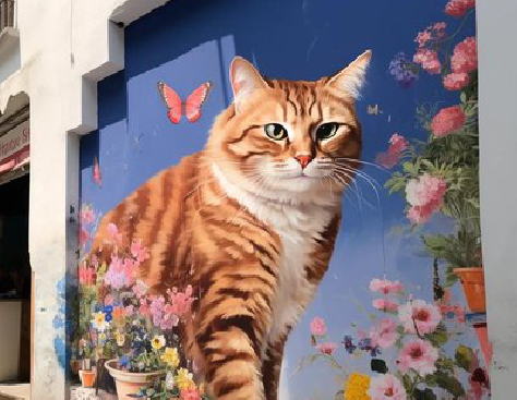 涪陵自己绘制有个性的手绘墙