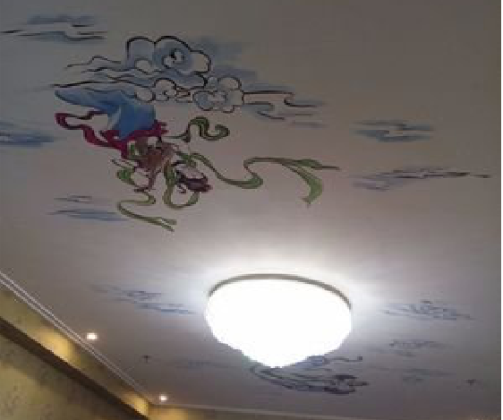 涪陵如何快速绘制天花板上的手绘墙？