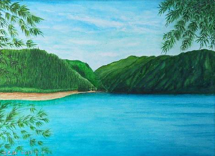 涪陵在墙绘中，如何绘画绿水青山？